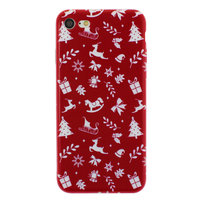 Weihnachtshülle rot iPhone 7 8 SE 2020 SE 2022 TPU Weihnachtshülle Rot Weihnachtshülle
