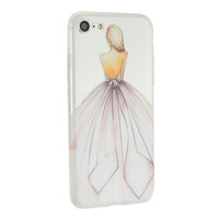 Tänzerin Kleid iPhone 7 8 SE 2020 Hülle - Weiß Pink Pastell Mädchen