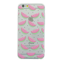 Wassermelonenhülle transparent iPhone 6 Plus 6s Plus TPU Silikon Frucht Klare Abdeckung Melone