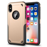 Stossfeste Pro Armor iPhone X XS Hülle - Schutzhülle Gold - Zusätzlicher Schutz