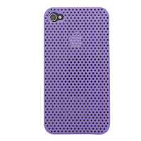 Mesh iPhone 4 4S Case Lochabdeckung Hardcase - Lila
