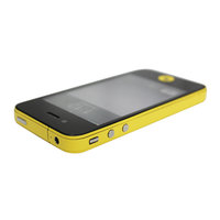 Dekor Farbe Rand iPhone 4 4s Autoaufkleber Haut - Gelb