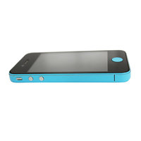 Dekor Farbe Rand iPhone 4 4s Autoaufkleber Haut - Hellblau
