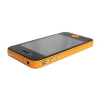 Dekor Farbe Rand iPhone 4 4s Autoaufkleber Haut - Orange