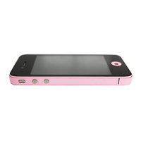 Dekor Farbe Rand iPhone 4 4s Autoaufkleber Haut - Pink