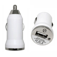 Autoladegerät Autoladegerät iPhone iPod Car Plug Adapter Ladegerät - Weiss