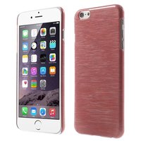 Gebürstete Hartschalenhülle iPhone 6 6s - Rot