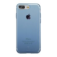 Transparente Hülle der Baseus Simple Series iPhone 7 Plus 8 Plus - Blau
