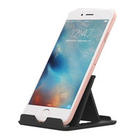 Universal Faltbarer Tischhalter für Tischtelefone - Schwarz verstellbar