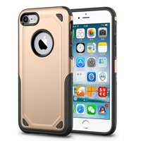 Stossfeste Hülle Pro Armor iPhone 7 8 SE 2020 SE 2022 - Schutzhülle Gold - Zusätzlicher Schutz