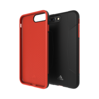 Adidas Solo Hülle iPhone 6 Plus 6s Plus 7 Plus 8 Plus - Schwarz Rot