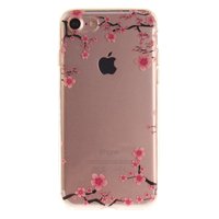 Klare Blütenblumen iPhone 7 8 SE 2020 TPU Hülle - Pink