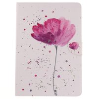 Blume rustikale Flip Cover Hülle iPad Air 3 (2019) & iPad Pro 10,5 Zoll - Weiss Pink