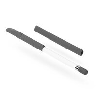 Rutschfester Silikongriff für Apple Pencil 4-teiliger zusätzlicher Schutz - Grau