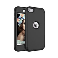 Rüstungsetui iPod Touch 5 6 7 - Schwarzes Etui - Zusätzlicher Schutz