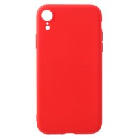Glatte matte rote Hülle iPhone XR - Rot