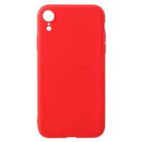 Glatte matte rote Hülle iPhone XR - Rot