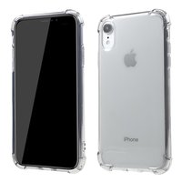 Transparente stossfeste Hülle TPU iPhone XR - Transparent Grau