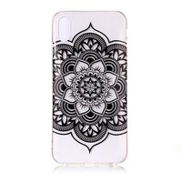 Mandala Hülle TPU iPhone XS Max Hülle - Schwarz Transparent