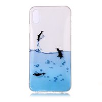 Pinguin TPU transparente Hülle iPhone XS Max Hülle - Transparent