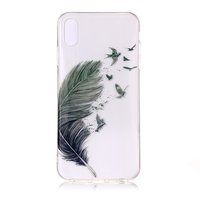 Feather Bird Hülle iPhone XS Max Hülle TPU - Transparent
