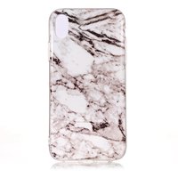 Marmor TPU Hülle iPhone XS Max Hülle - Weiss