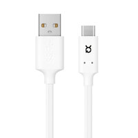 Xqisit Laden und Synchronisieren von USB C 3.1 mit USB A - 1 m Weiss