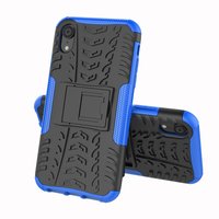 Hybrid Standardgehäuse stossfeste Abdeckung iPhone XS Max - Blau