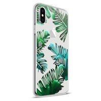 Flexible Hülle grün lässt transparente Hülle iPhone X XS - transparent