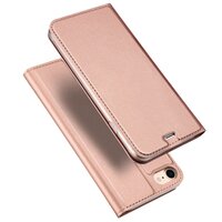 Dux Ducis Cover Booklet Hülle mit Lederklappe iPhone 7 8 - Roségold