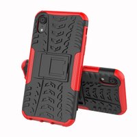 Hybrid Standardgehäuse stossfeste Abdeckung iPhone X XS - Rot