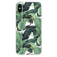 Bananenblätter Hülle iPhone XS Max TPU Hülle - Grüne Abdeckung