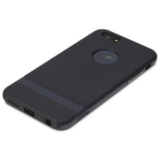 Rock Royce Serie Navy Blue Kompatibel mit iPhone 6 Plus 6s Plus Hülle - Blau - Schwarz